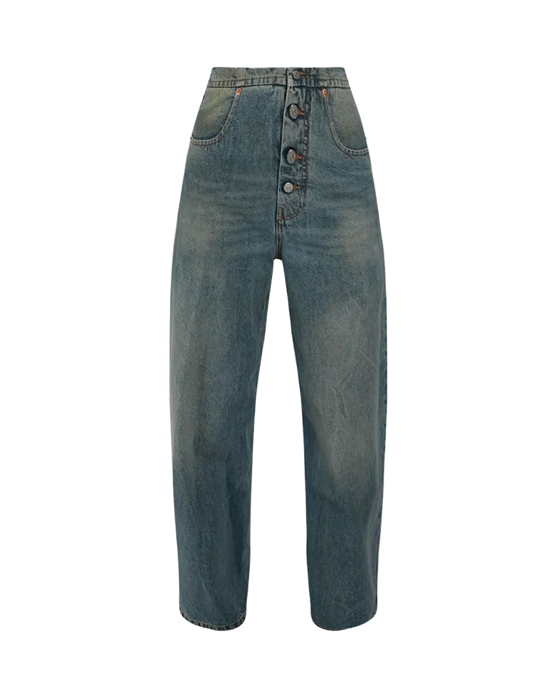 5 Pockets Button Pants
