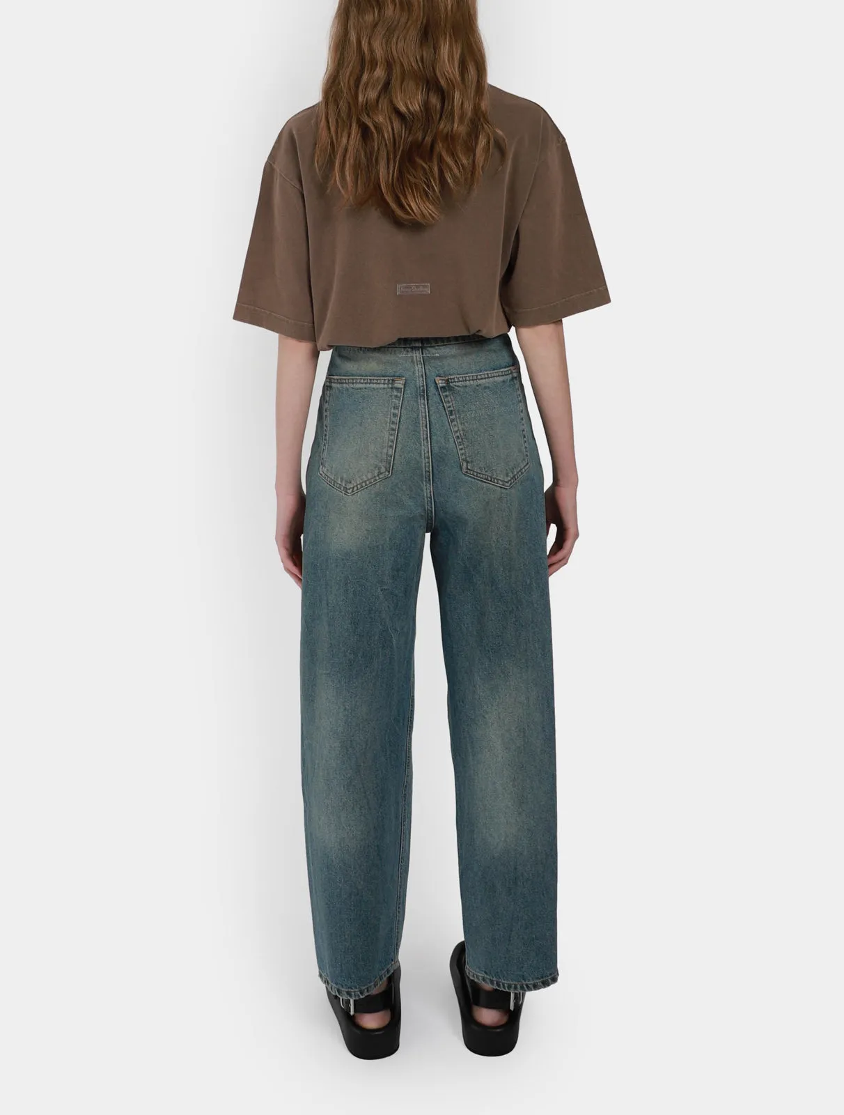 5 Pockets Button Pants