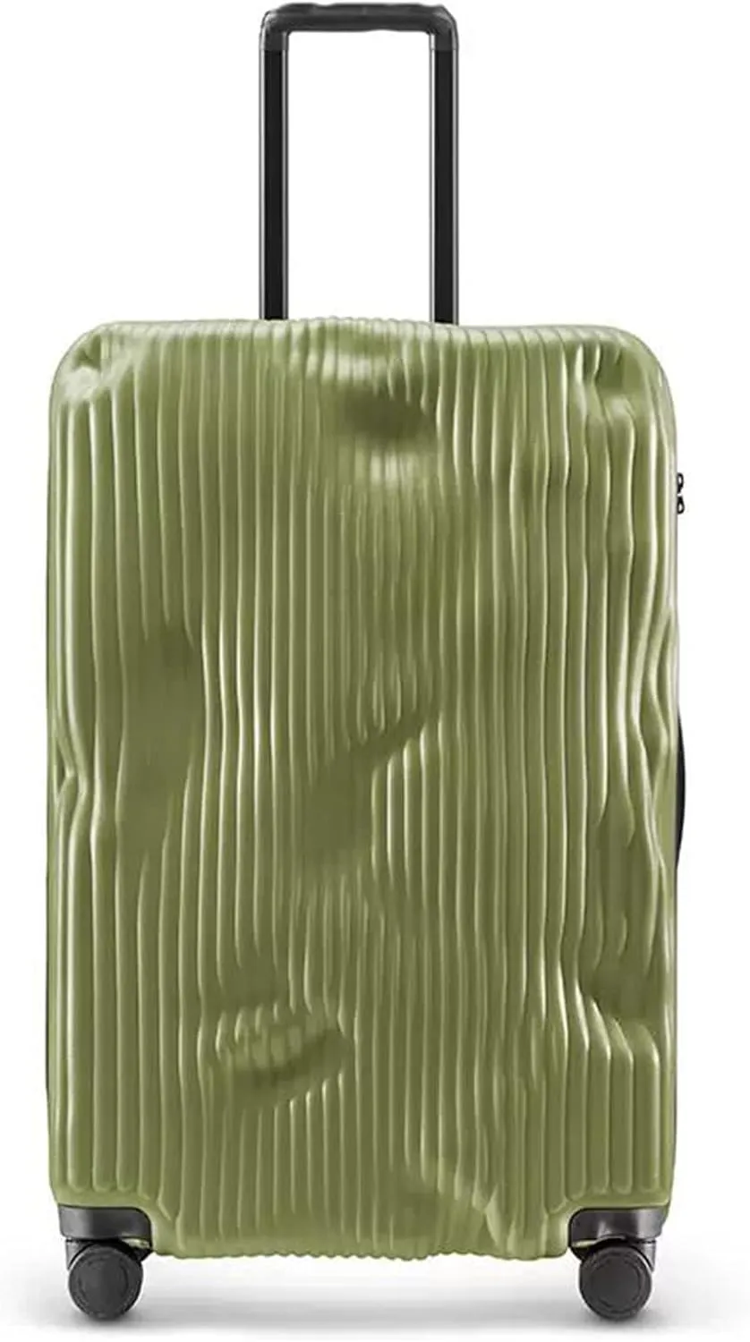 Airline Approved Carry On Luggage with Spinner Wheels,Aluminum Framed Carry On Suitcase Large Checked-in Luggage (B 24 inches)