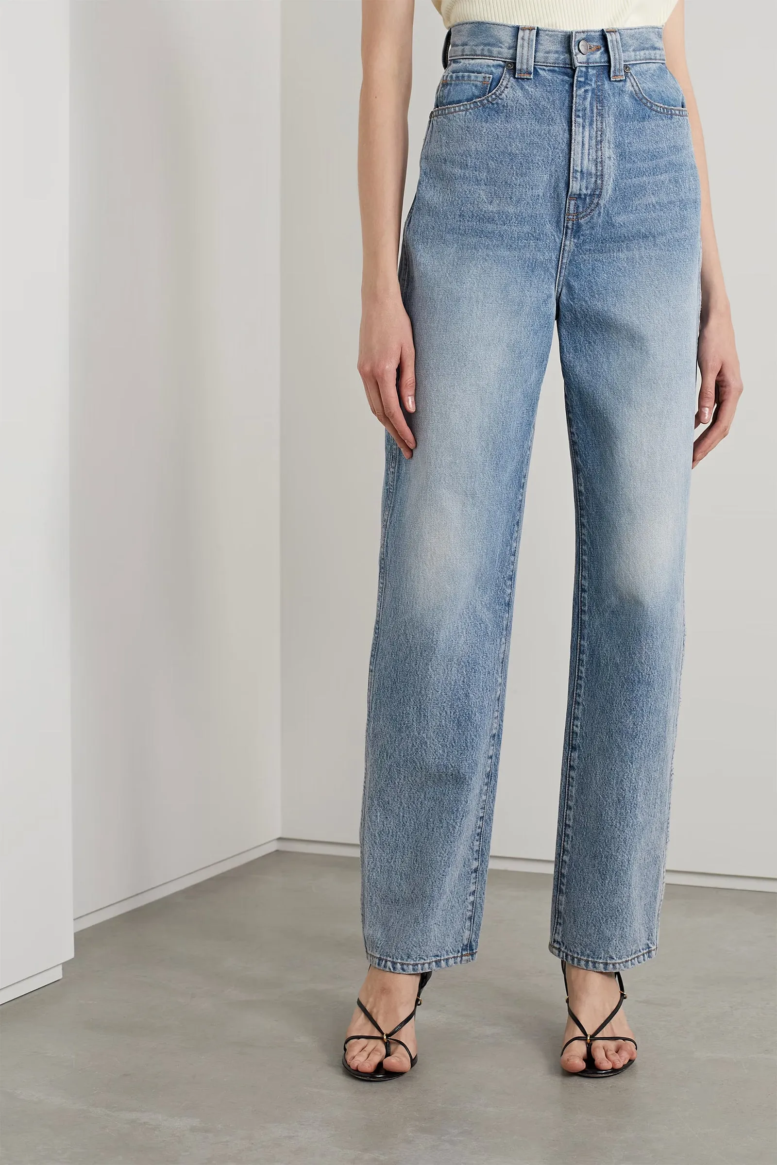 Albi High-rise Straight-leg Jeans