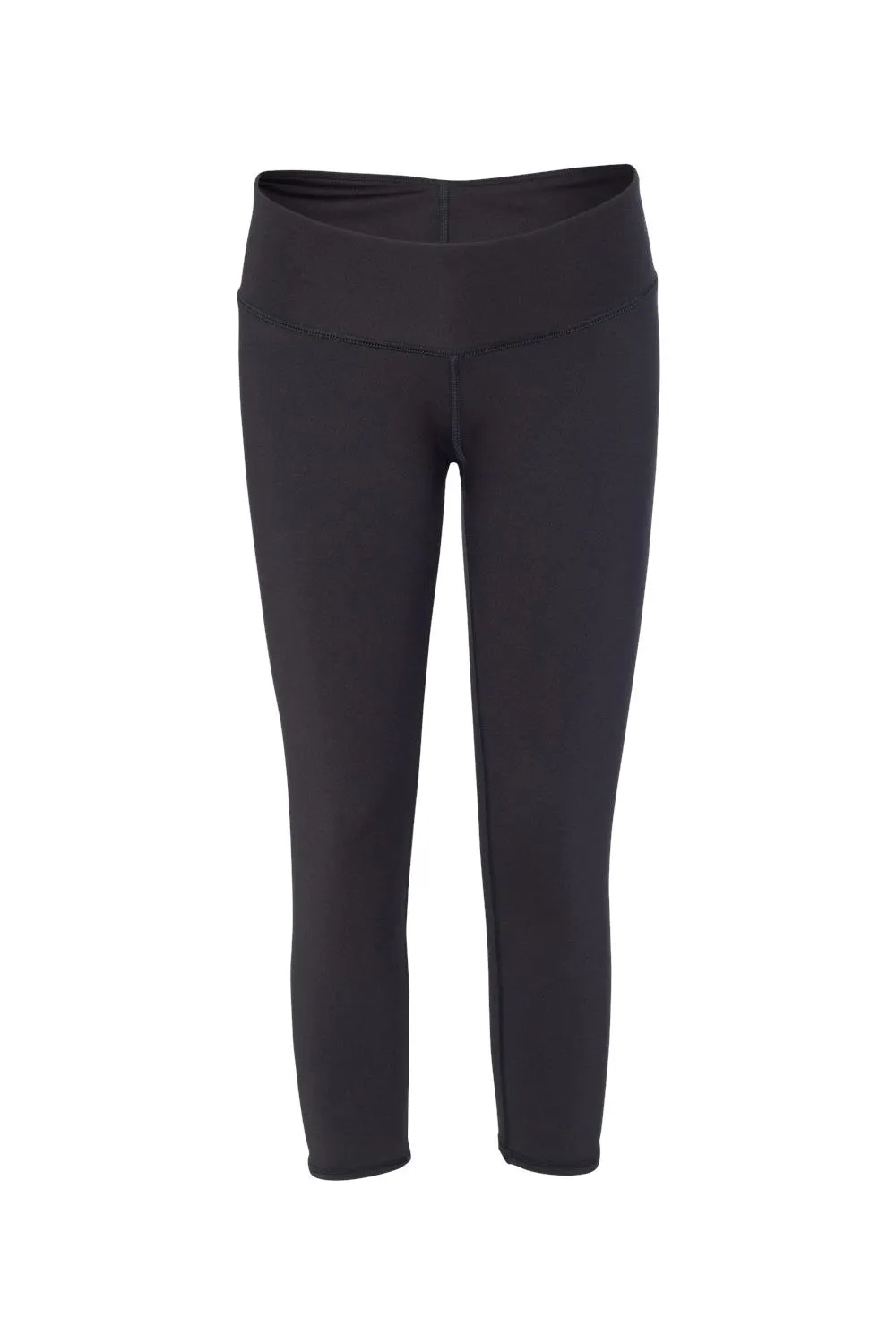 Badger Womens Moisture Wicking Capri Leggings - Black