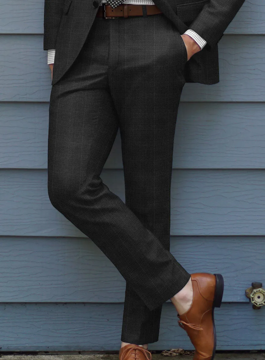Bristol Alvaro Charcoal Checks Pants