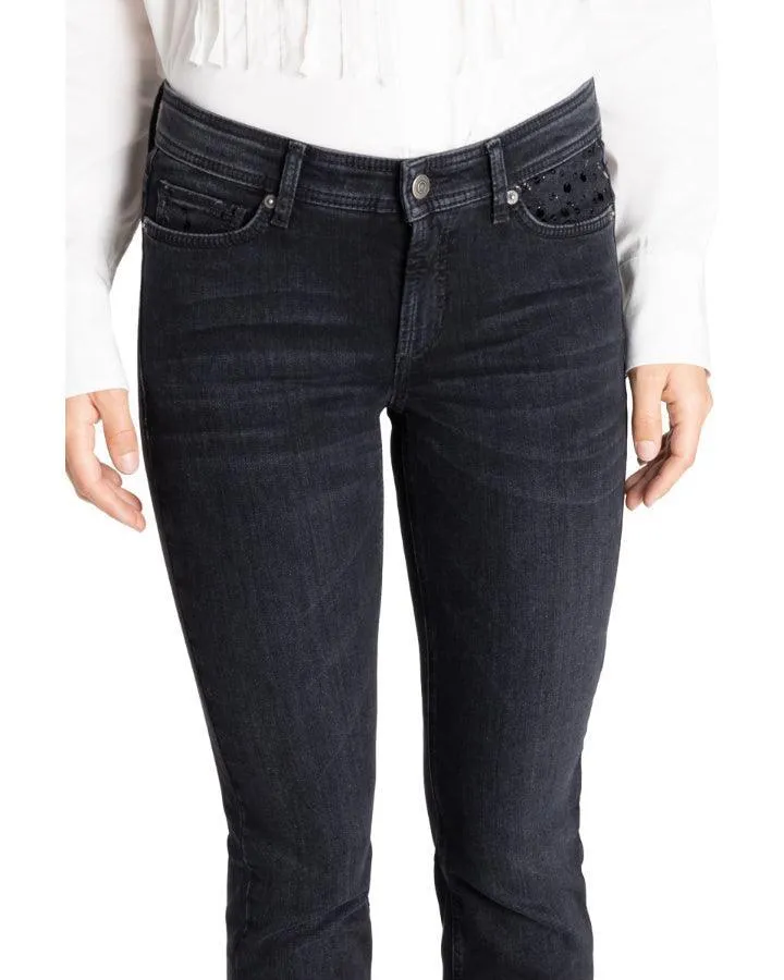 Cambio Piper Slim Cropped Jeans