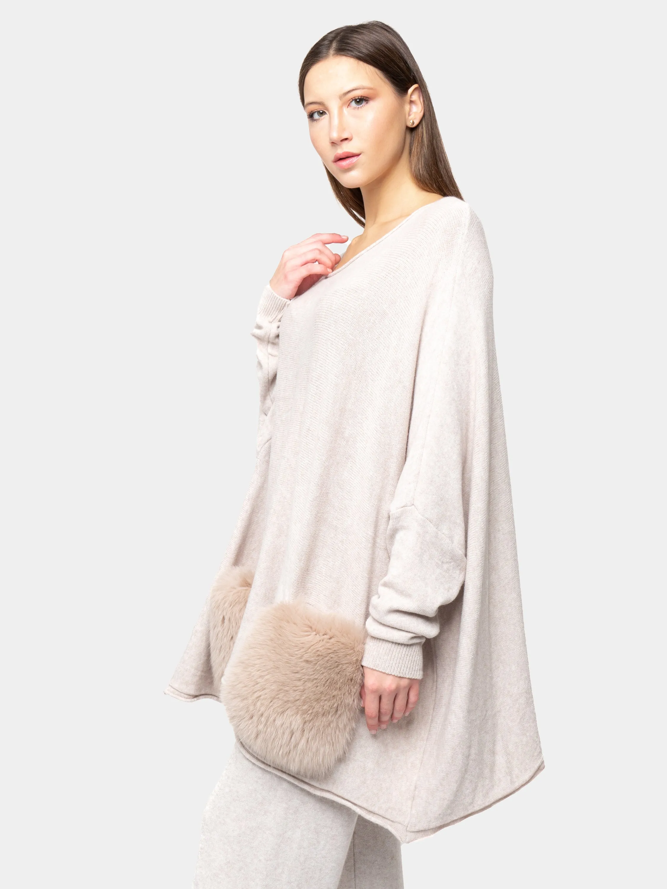 CAPRI - sand Fox pockets
