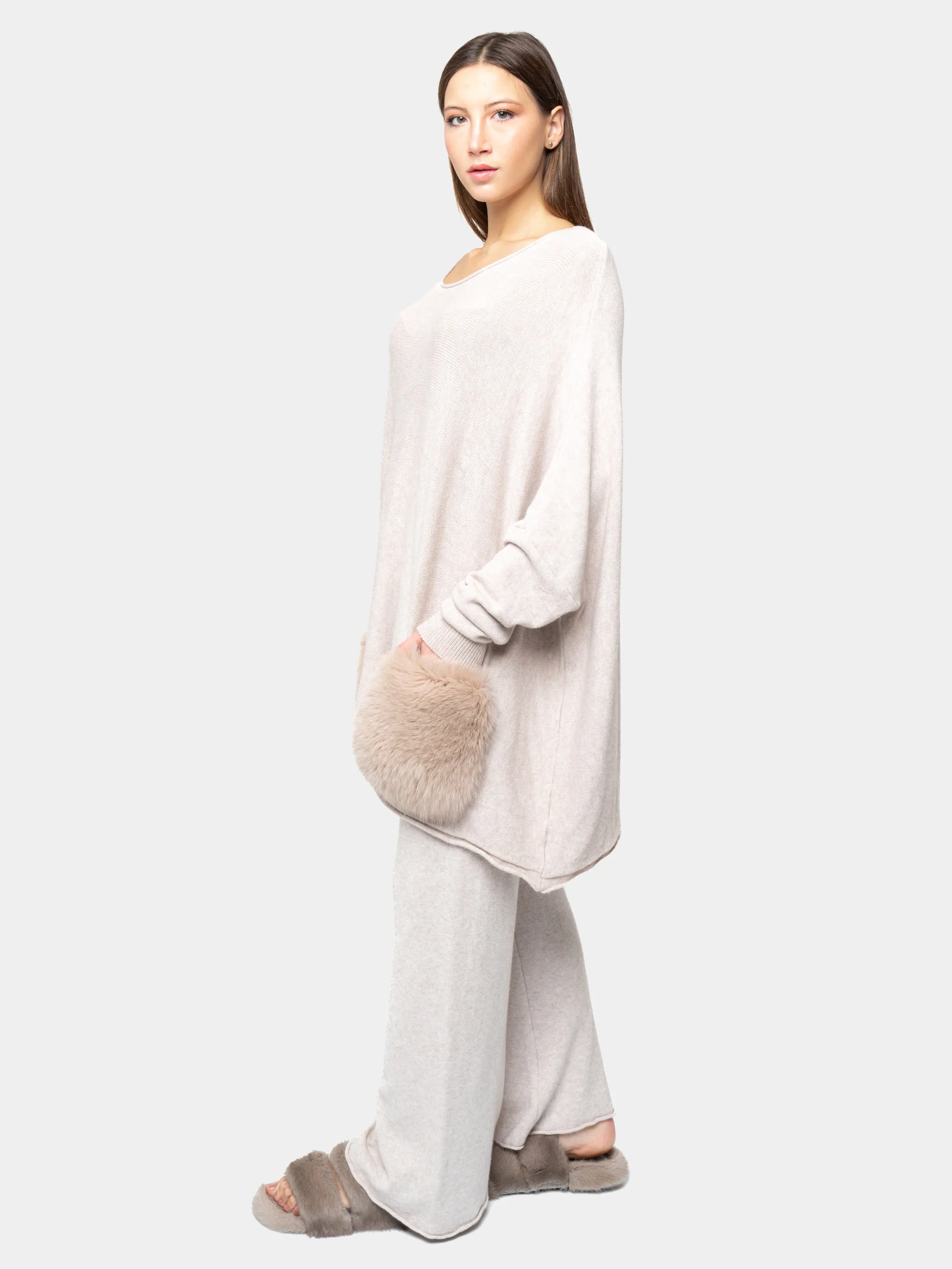 CAPRI - sand Fox pockets