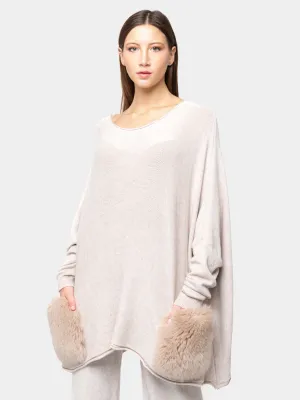 CAPRI - sand Fox pockets
