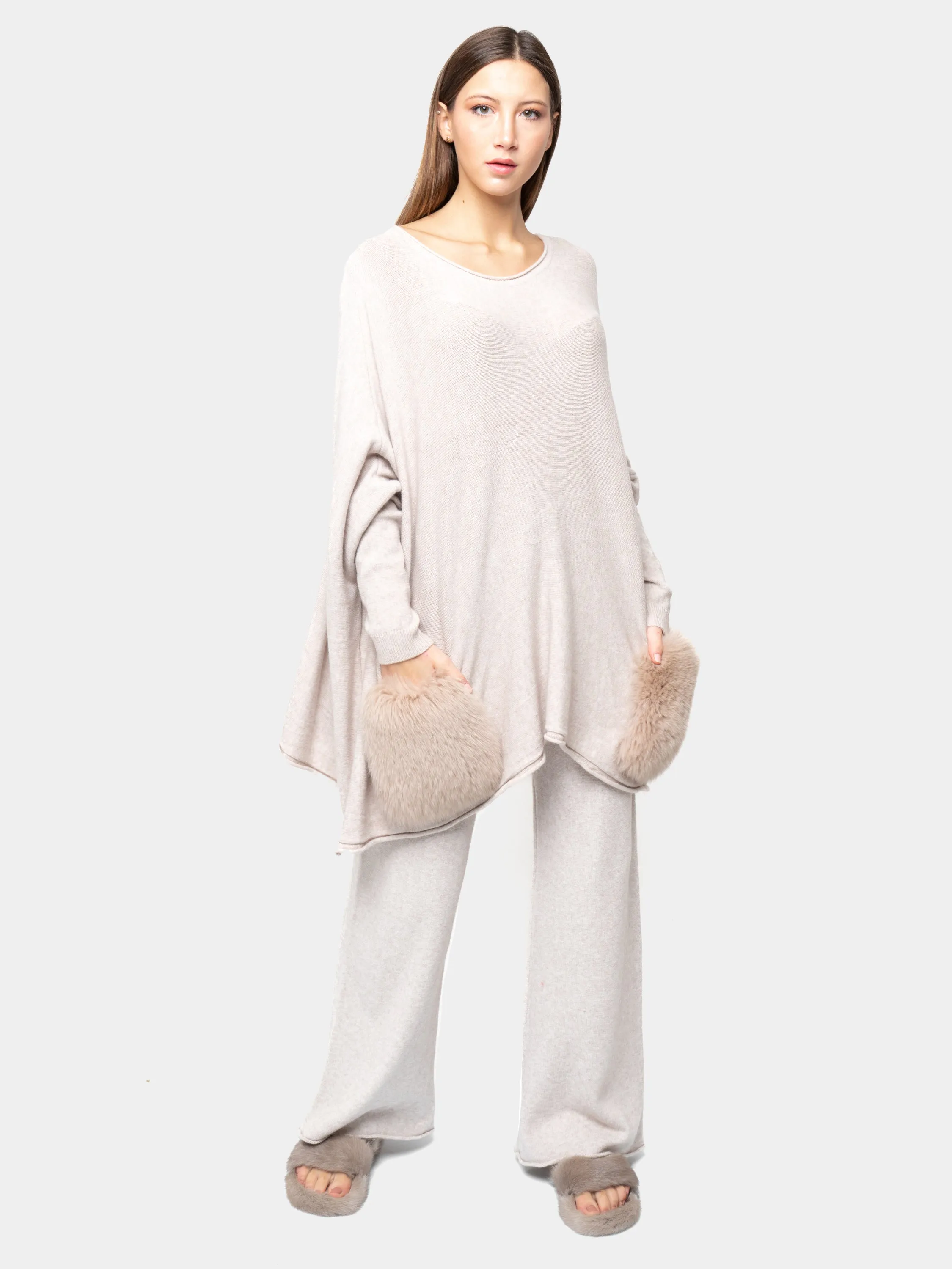 CAPRI - sand Fox pockets