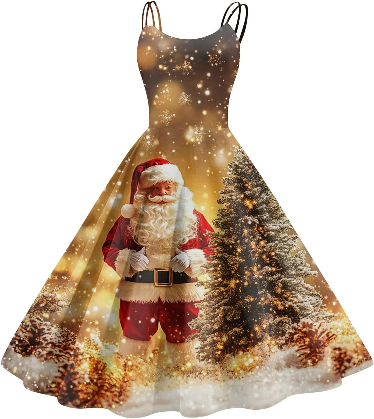 Christmas Party Dresses for Women Off The Shoulder Sexy Strappy Crew Neck Dresses Fashion Party Holiday Slip Dress