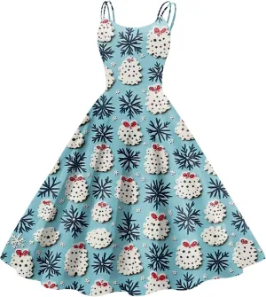 Christmas Party Dresses for Women Off The Shoulder Sexy Strappy Crew Neck Dresses Fashion Party Holiday Slip Dress