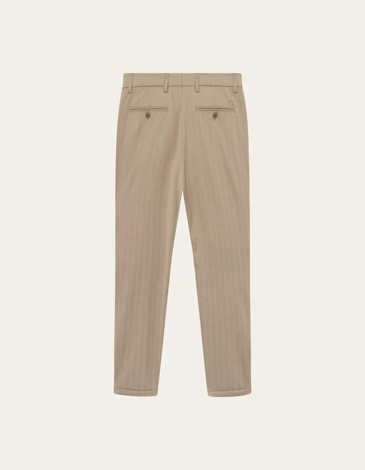 Como Herringbone Suit Pants