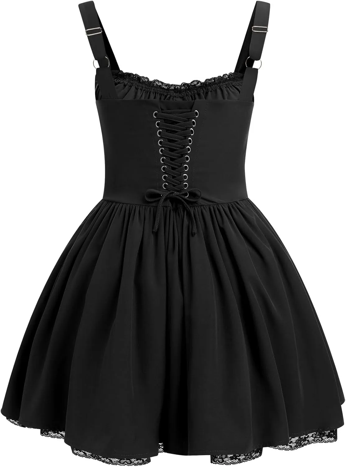 Corset Dresses for Women Spaghetti Straps Short Mini Floral Lace Bustier Dress Summer Boho Sundress
