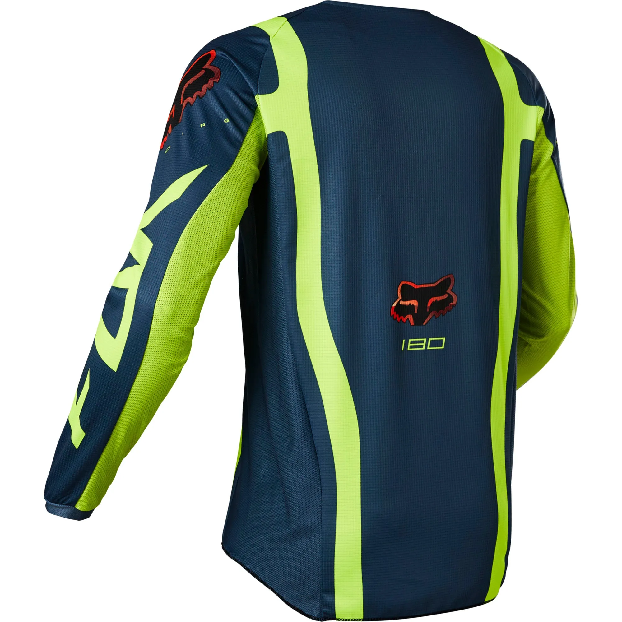 Fox Racing  Dark Indigo 180 Venz Jersey Long Sleeve Moisture Wicking Lightweight