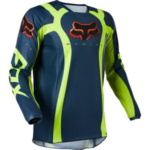 Fox Racing  Dark Indigo 180 Venz Jersey Long Sleeve Moisture Wicking Lightweight