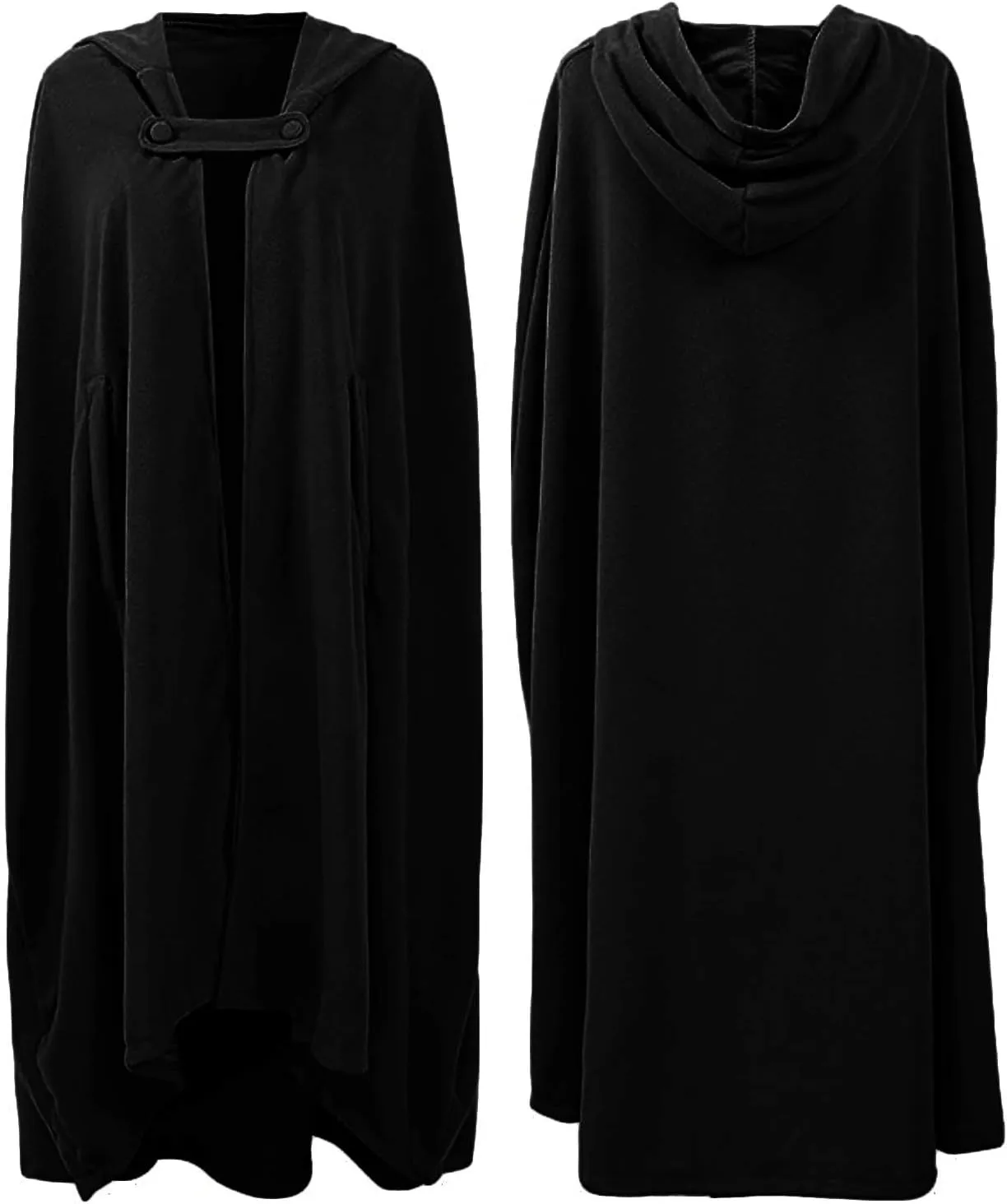 futurino Women Gothic Hooded Open Front Poncho Cape Coat Outwear Jacket Cloak