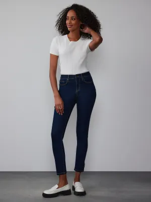 High Rise Curvy Skinny Ankle Jeans
