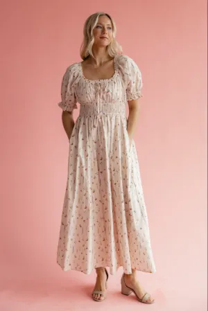 Hyacinth Floral Maxi