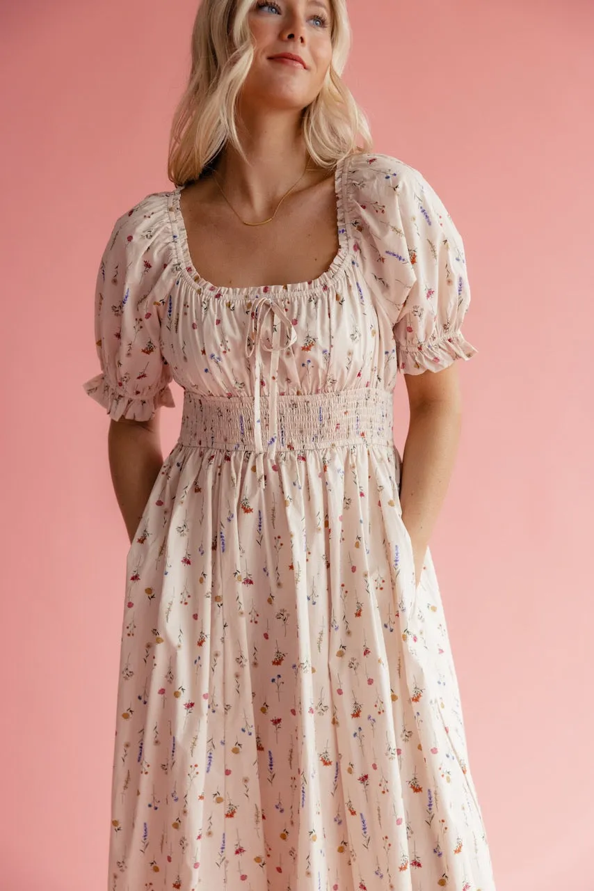 Hyacinth Floral Maxi