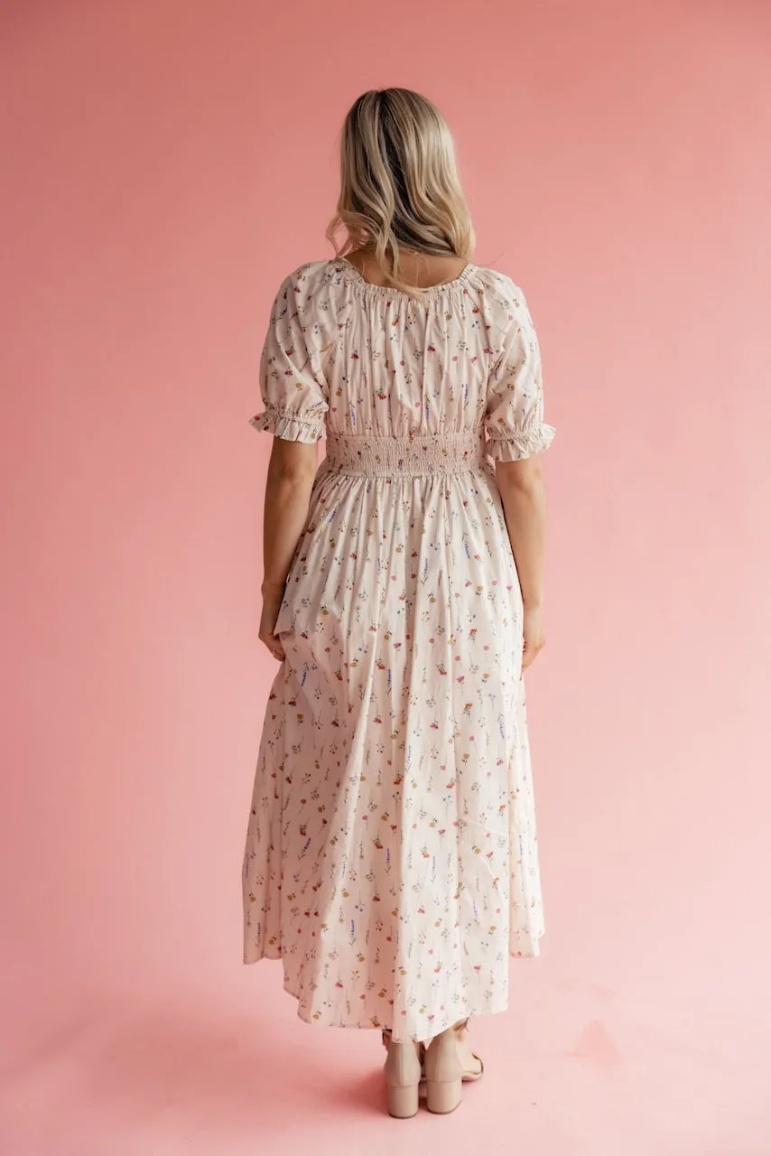 Hyacinth Floral Maxi