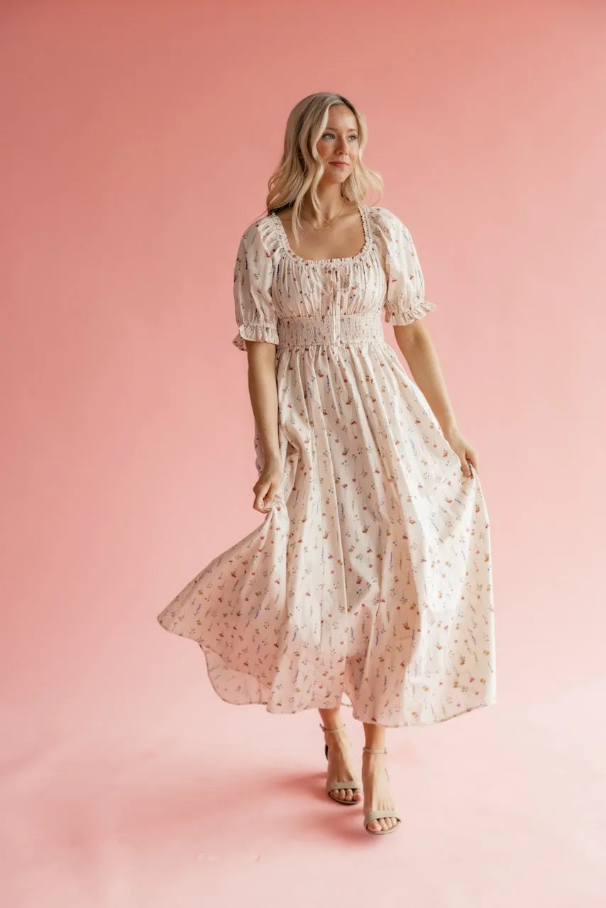 Hyacinth Floral Maxi