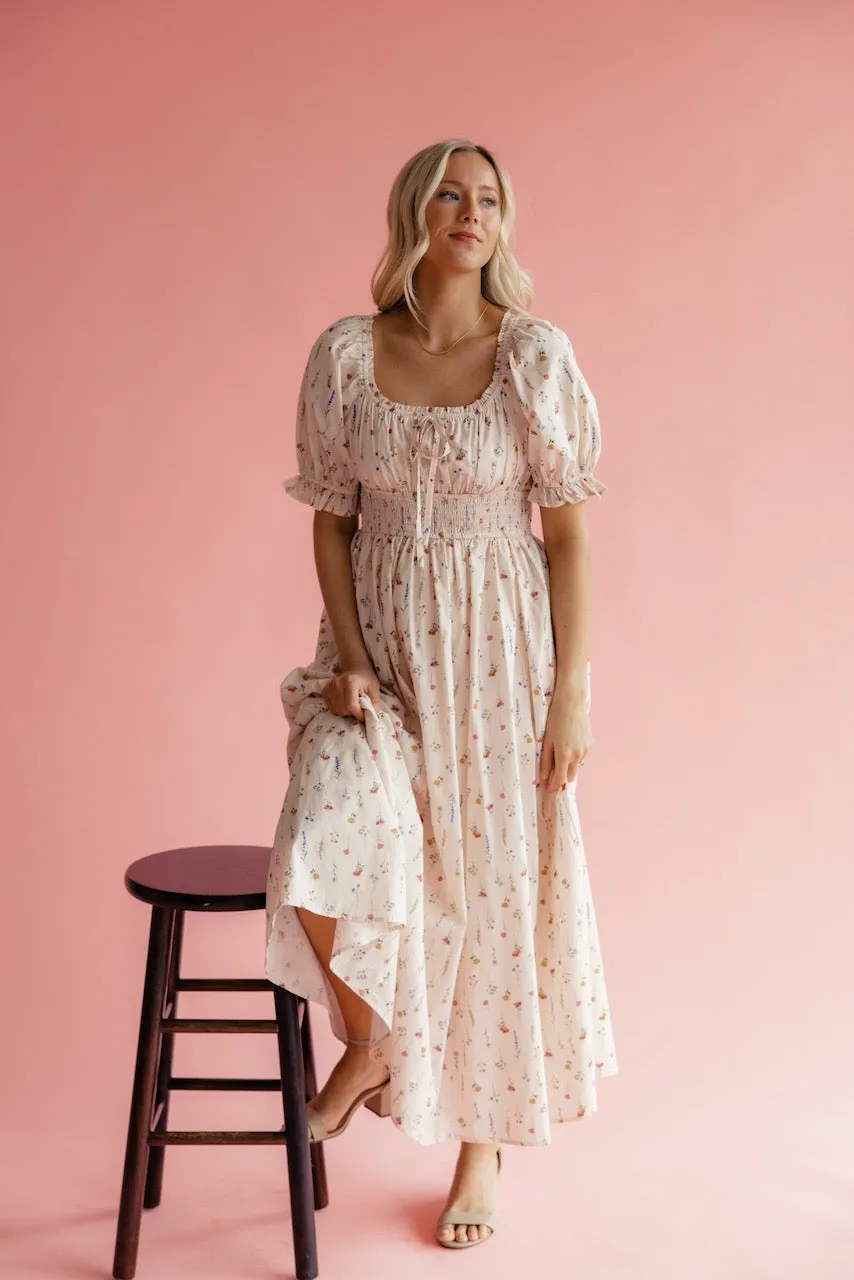 Hyacinth Floral Maxi