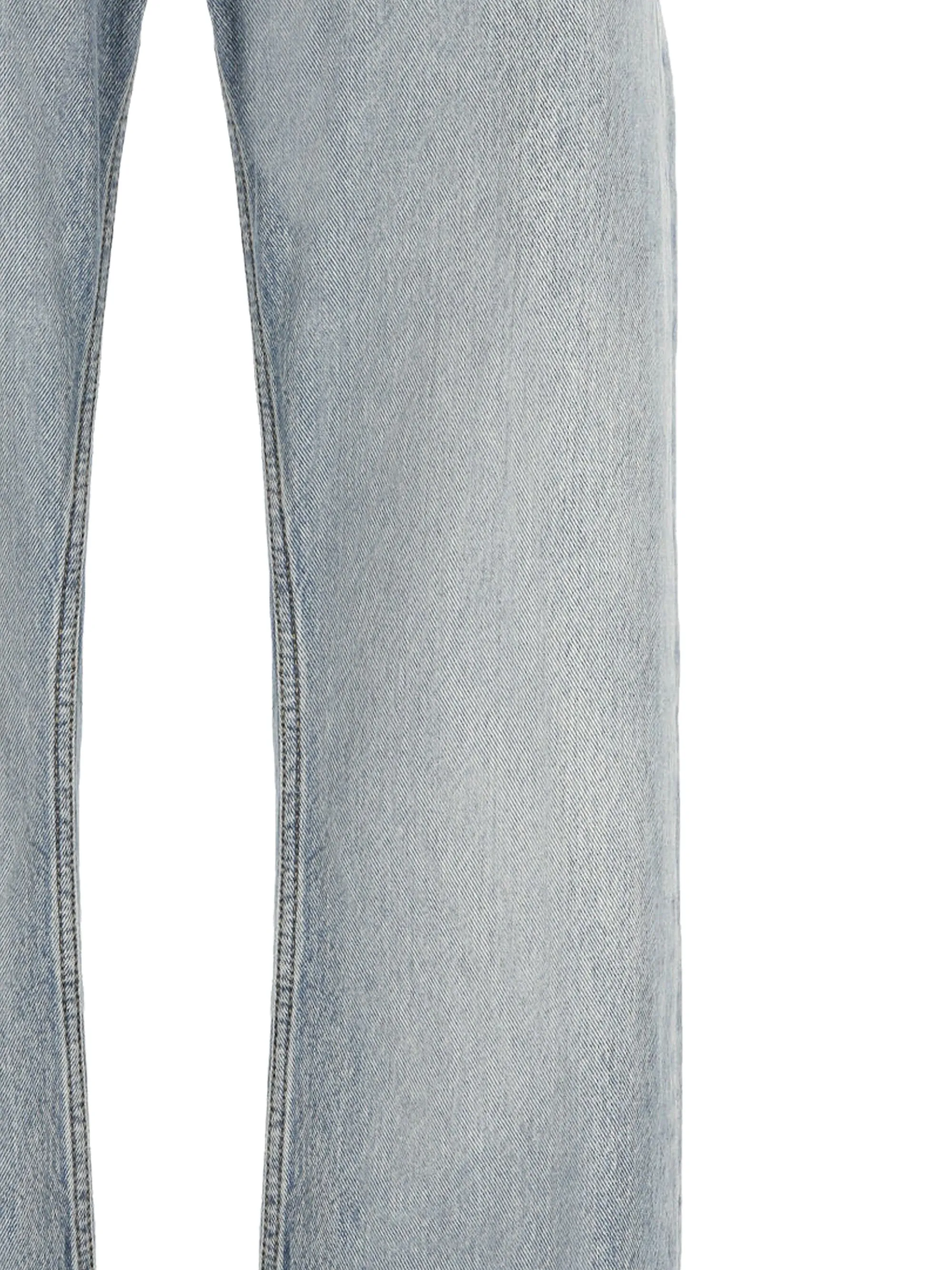 Iced Blue Low-Rise Denim Jeans