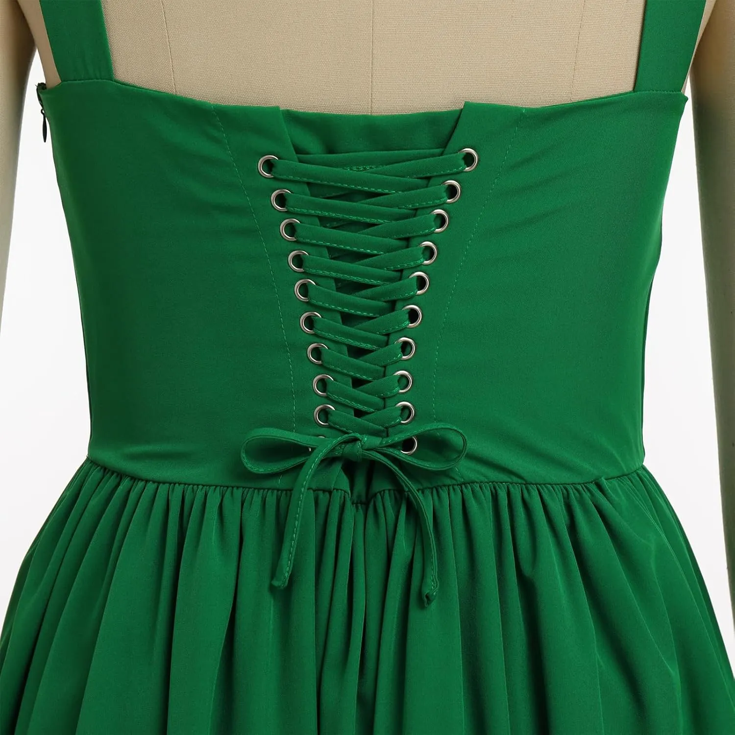 IMEKIS Women Summer Corset Mini Dress Sexy Spaghetti Straps Low Cut Backless Lace Short Boho Floral Sleeveless Streetwear