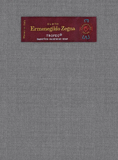 Lanificio Zegna Trofeo Gray Wool Pants