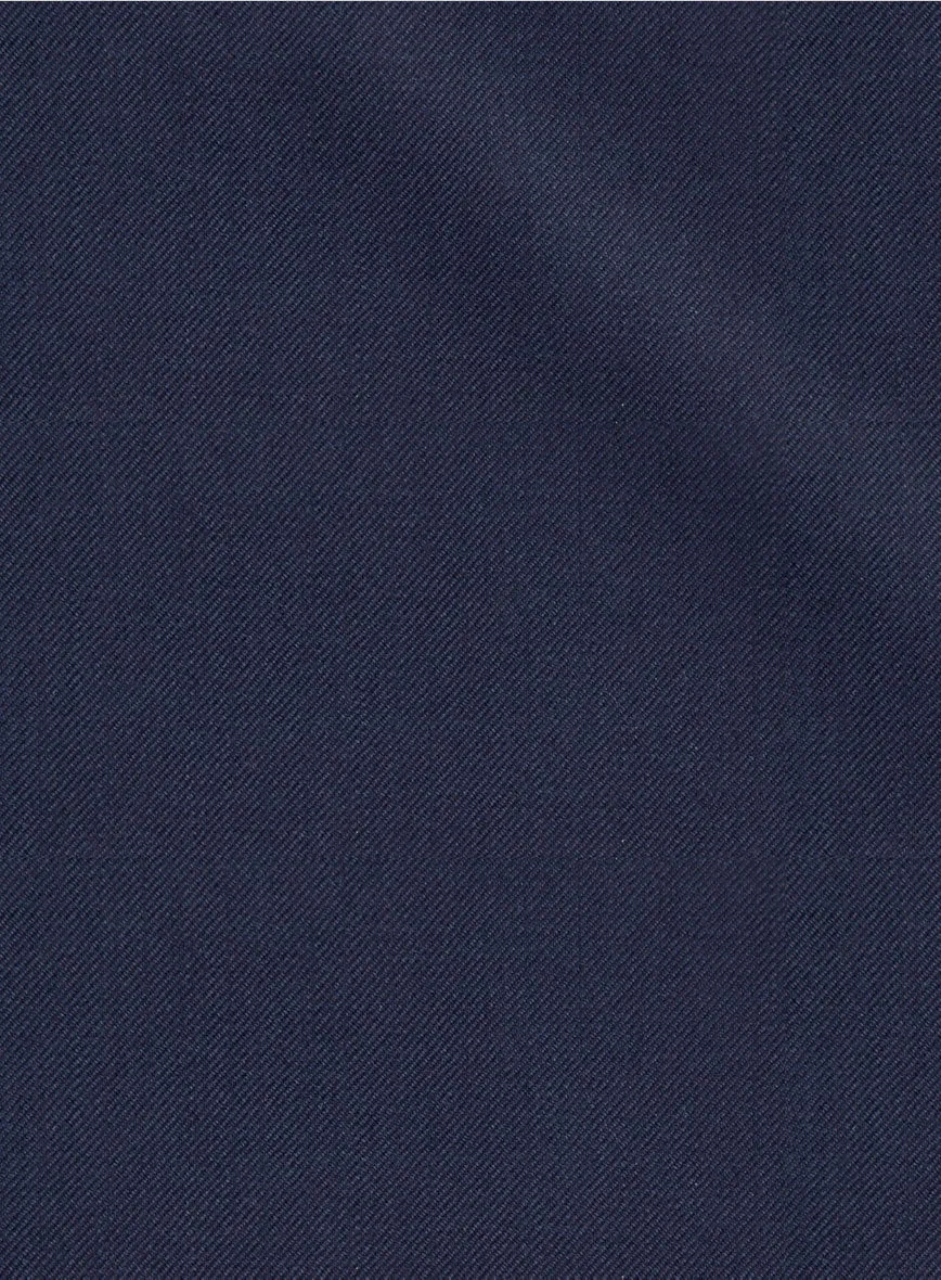 Lanificio Zegna Trofeo Ink Blue Wool Pants