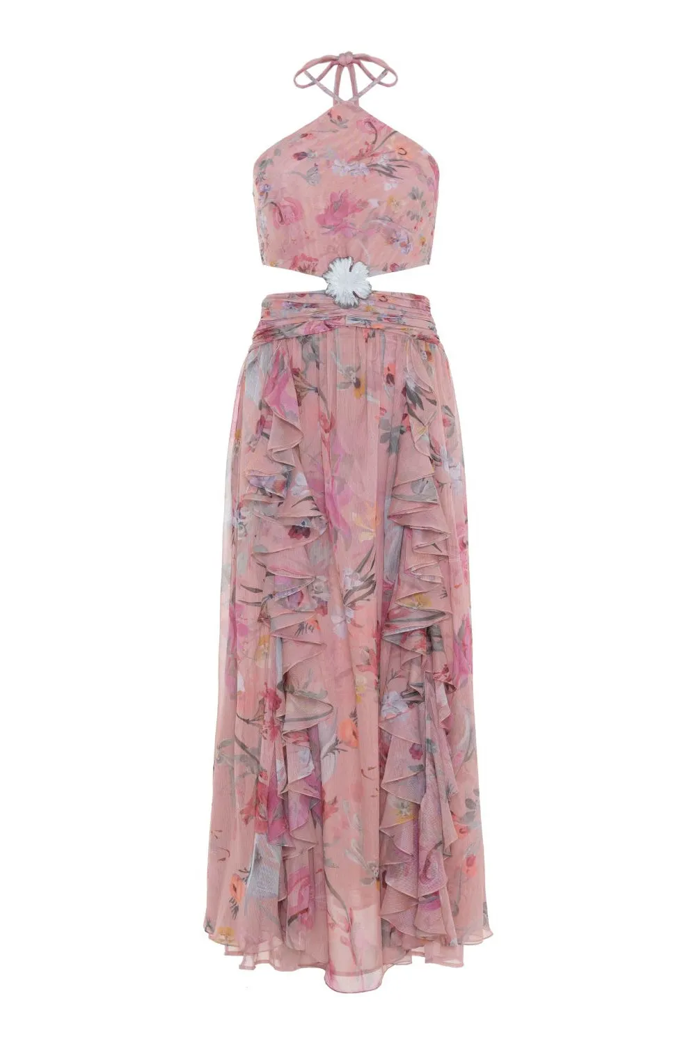 LILY FLOWER CUT OUT DRESS