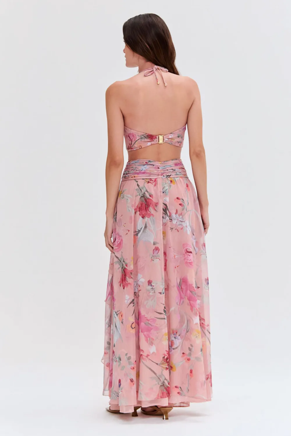 LILY FLOWER CUT OUT DRESS