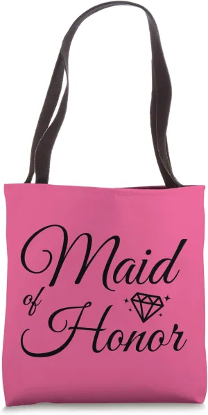 Maid Of Honor Romantic Playful Bachelorette Tote Bag