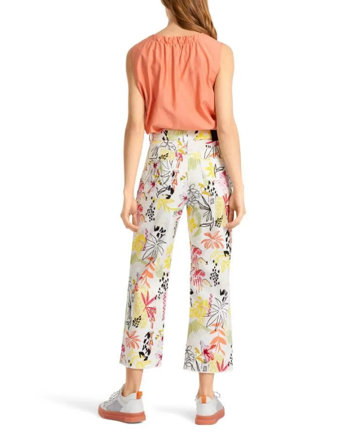 Marc Cain Cropped Print Jeans