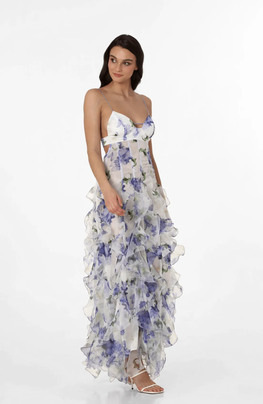 Menti - Iris Flower Maxi Dress