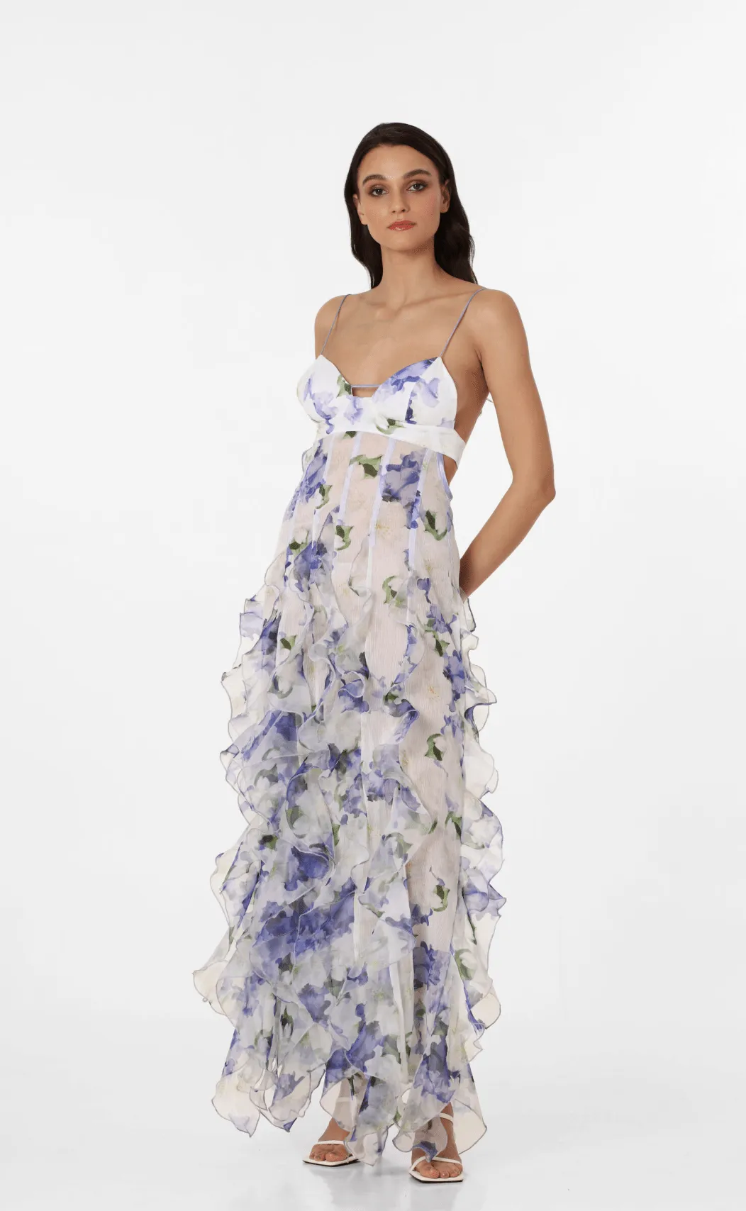 Menti - Iris Flower Maxi Dress