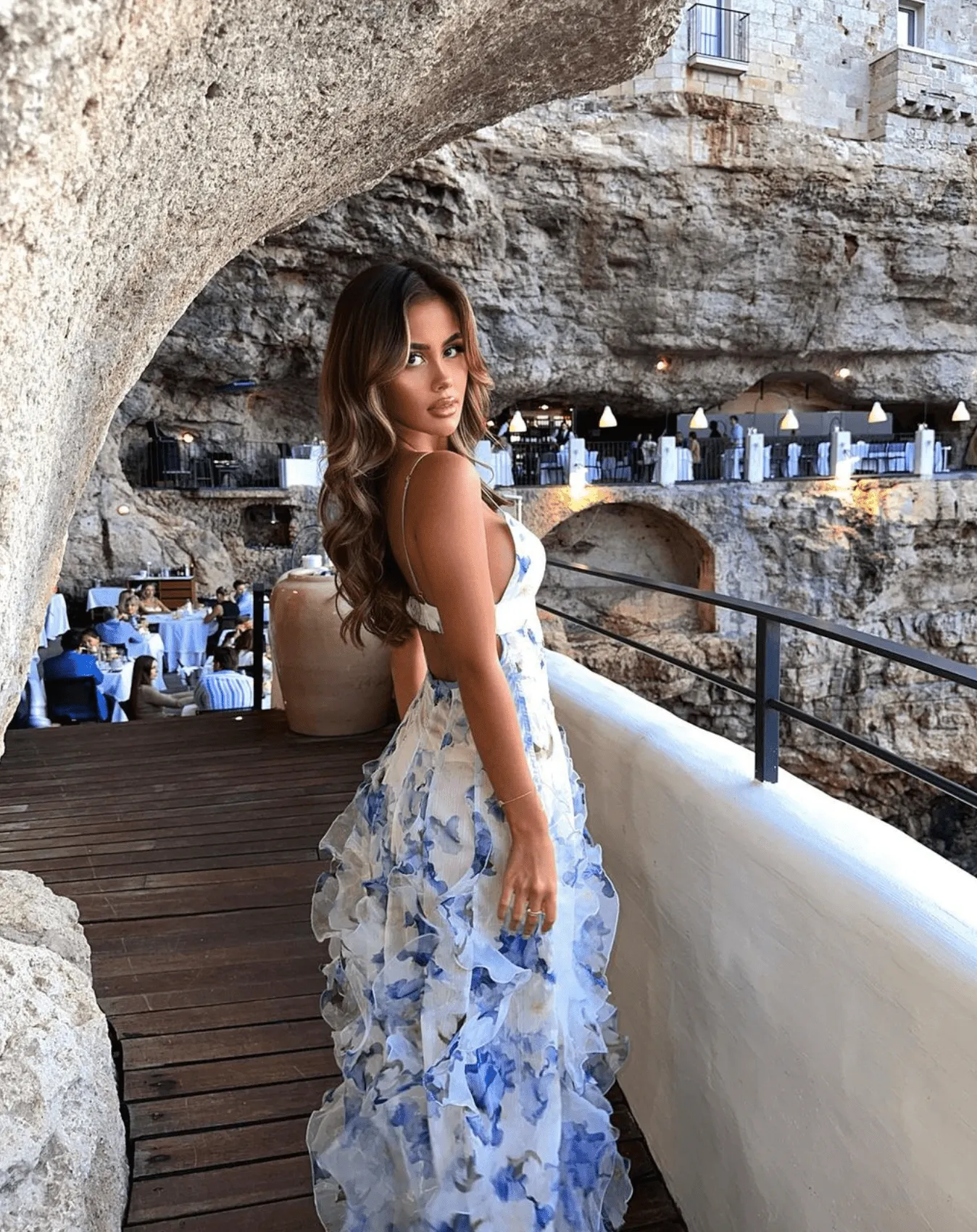 Menti - Iris Flower Maxi Dress
