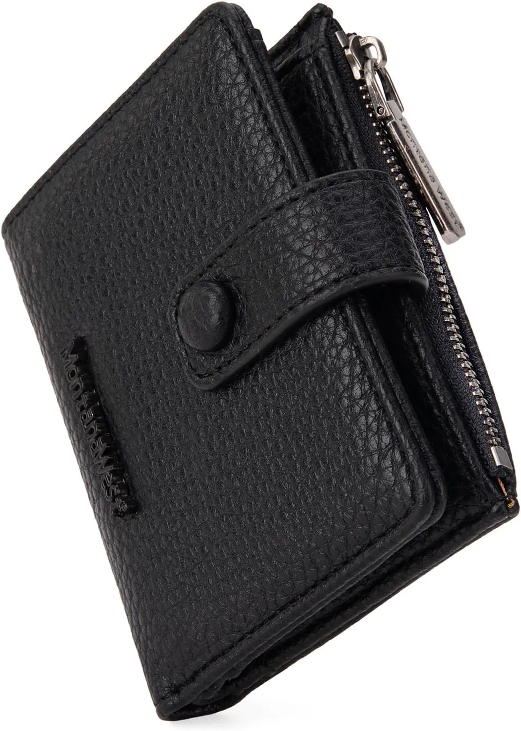 Montana West Women's Wallet Slim Bifold Card Holder RFID Blocking with Zipper Coin Pocket