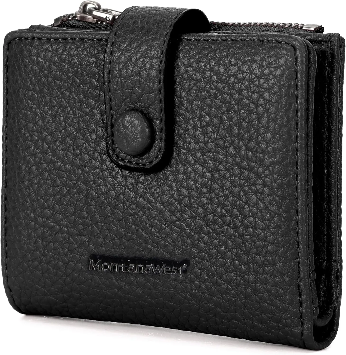 Montana West Women's Wallet Slim Bifold Card Holder RFID Blocking with Zipper Coin Pocket