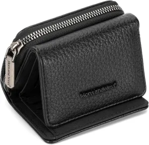 Montana West Women's Wallet Slim Trifold Card Holder RFID Blocking with Zipper Coin Pocket