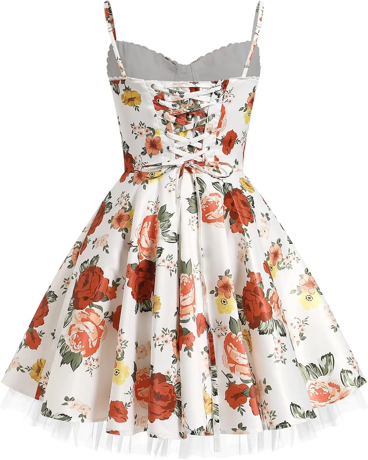 ODIZLI Women's Satin Short Corset Mini Short Dress Sleeveless Sweetheart Neckline Ruffle Party Dress Summer with Pockets