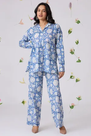 Okhai "Rainburst" Handblock Printed Pure Cotton Shirt