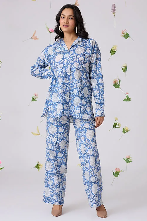 Okhai "Rainburst" Handblock Printed Pure Cotton Shirt