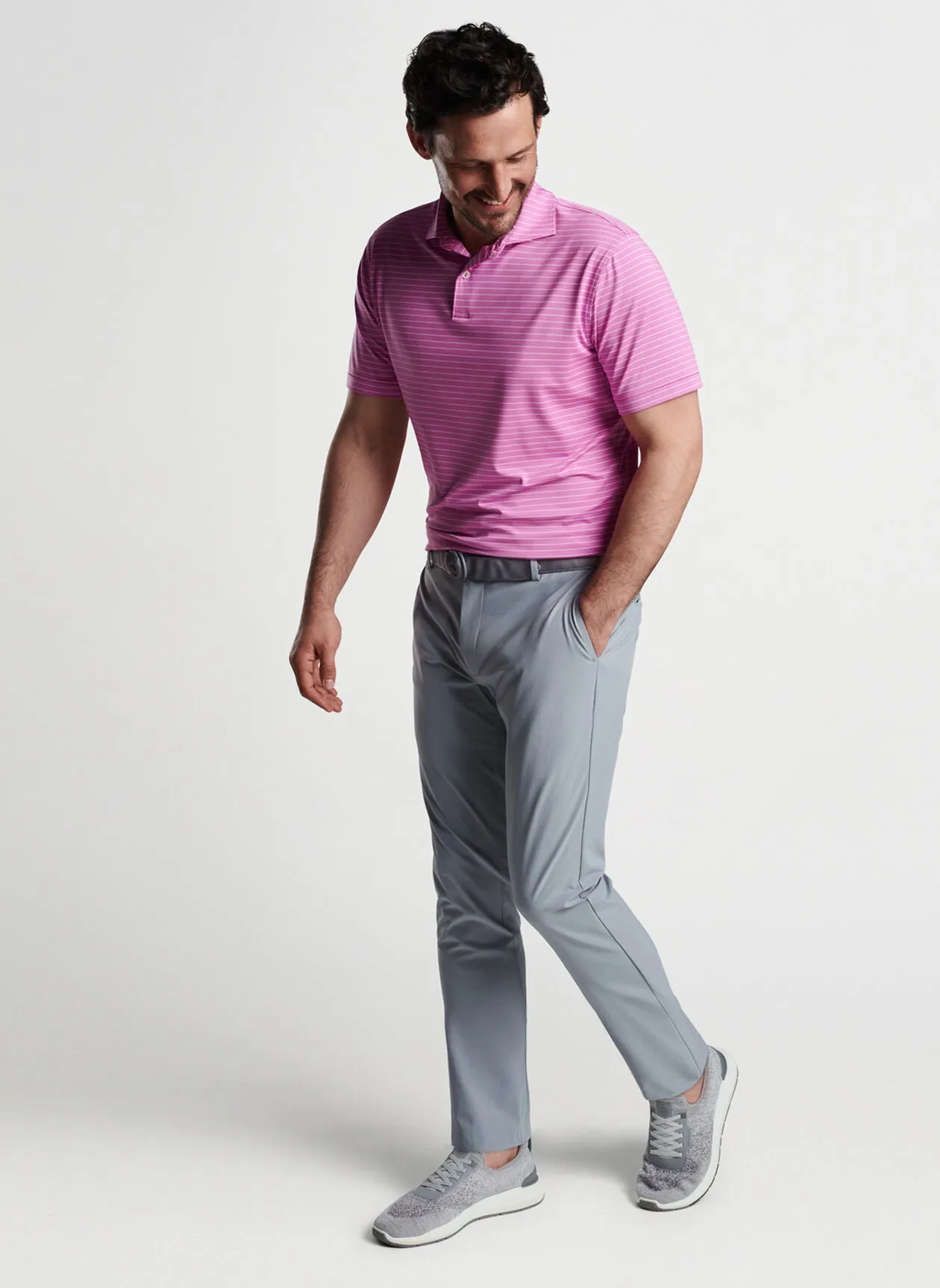 Peter Millar Surge Performance Trouser In Gale Grey