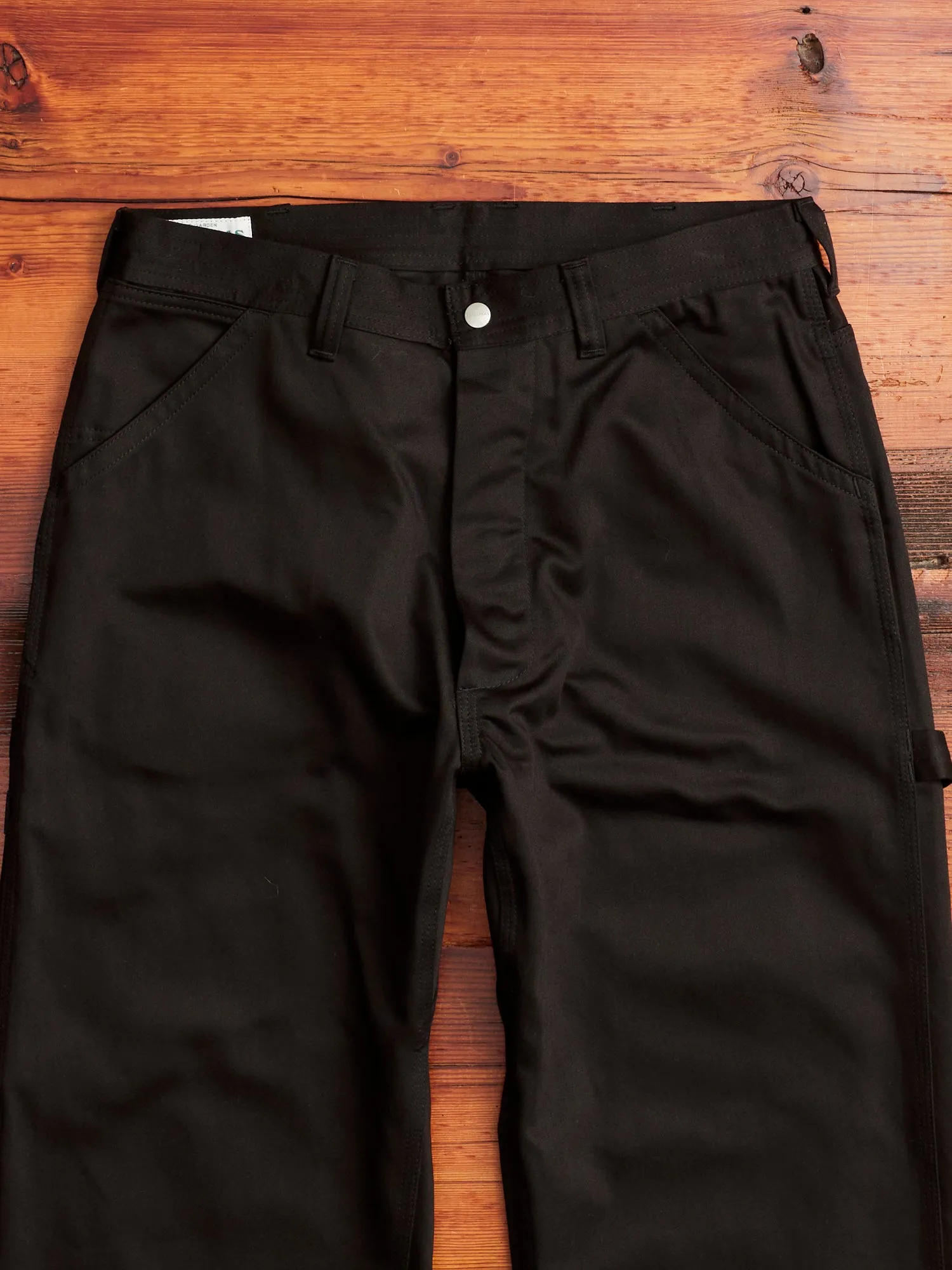 Pruner Pants in Black Military Satin