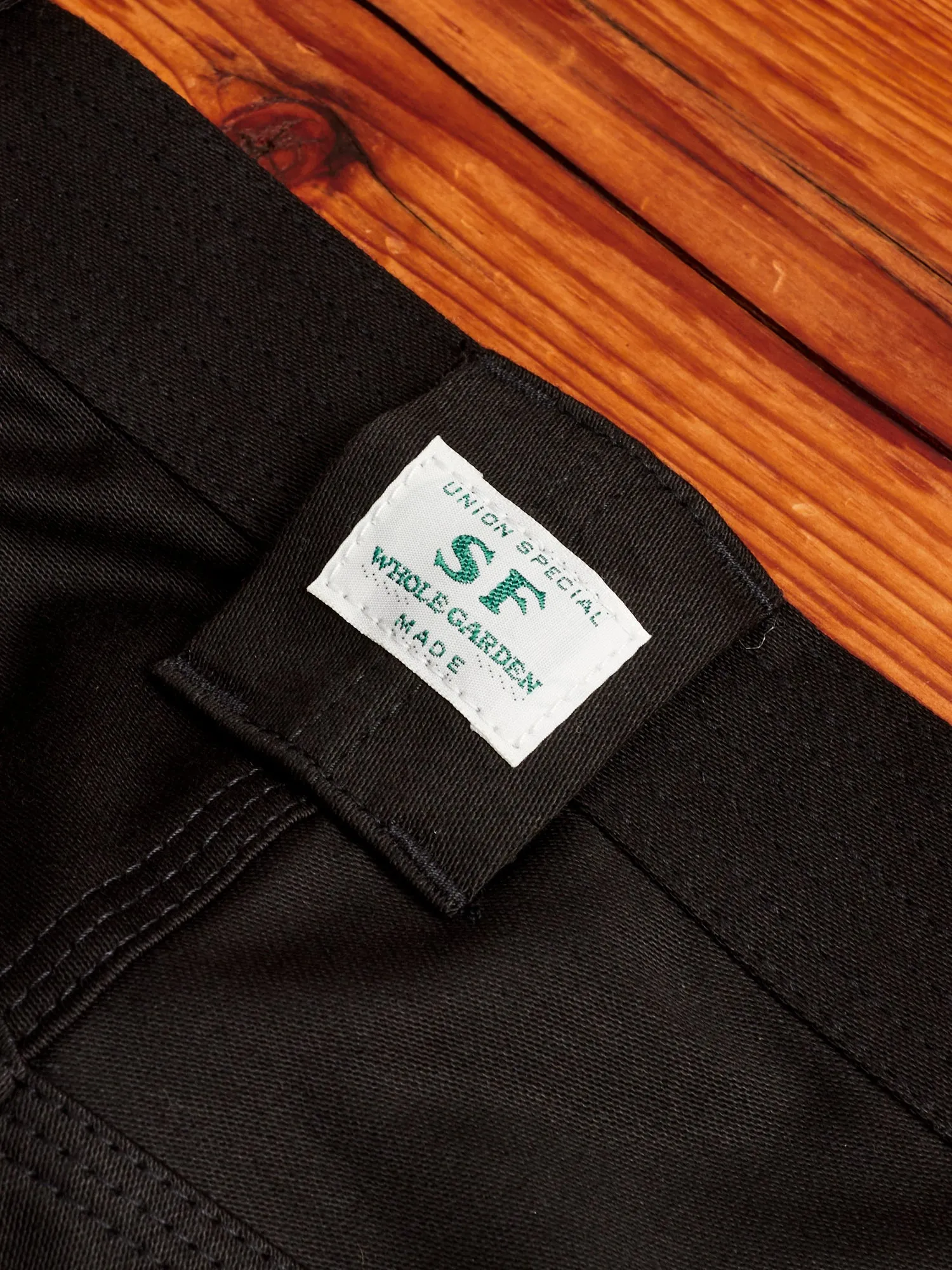 Pruner Pants in Black Military Satin