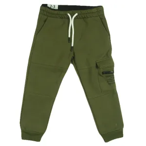 REDTAG Boy's Dark Green Active Pants