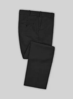 Scabal Londoner Black Wool Pants