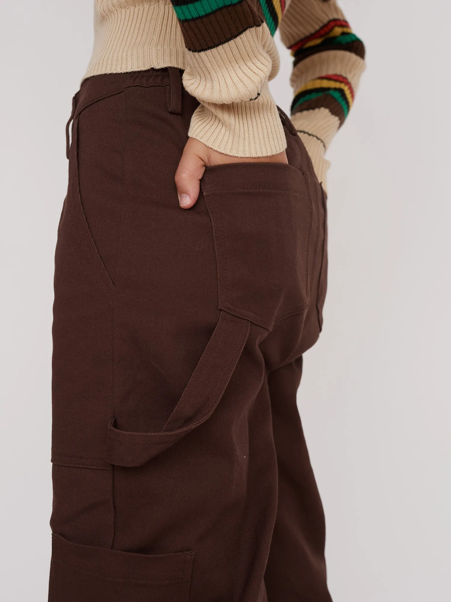 Smokey Brown Carpenter Pants