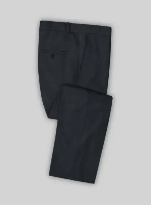 Solbiati Art Du Lin Deep Blue Linen Pants