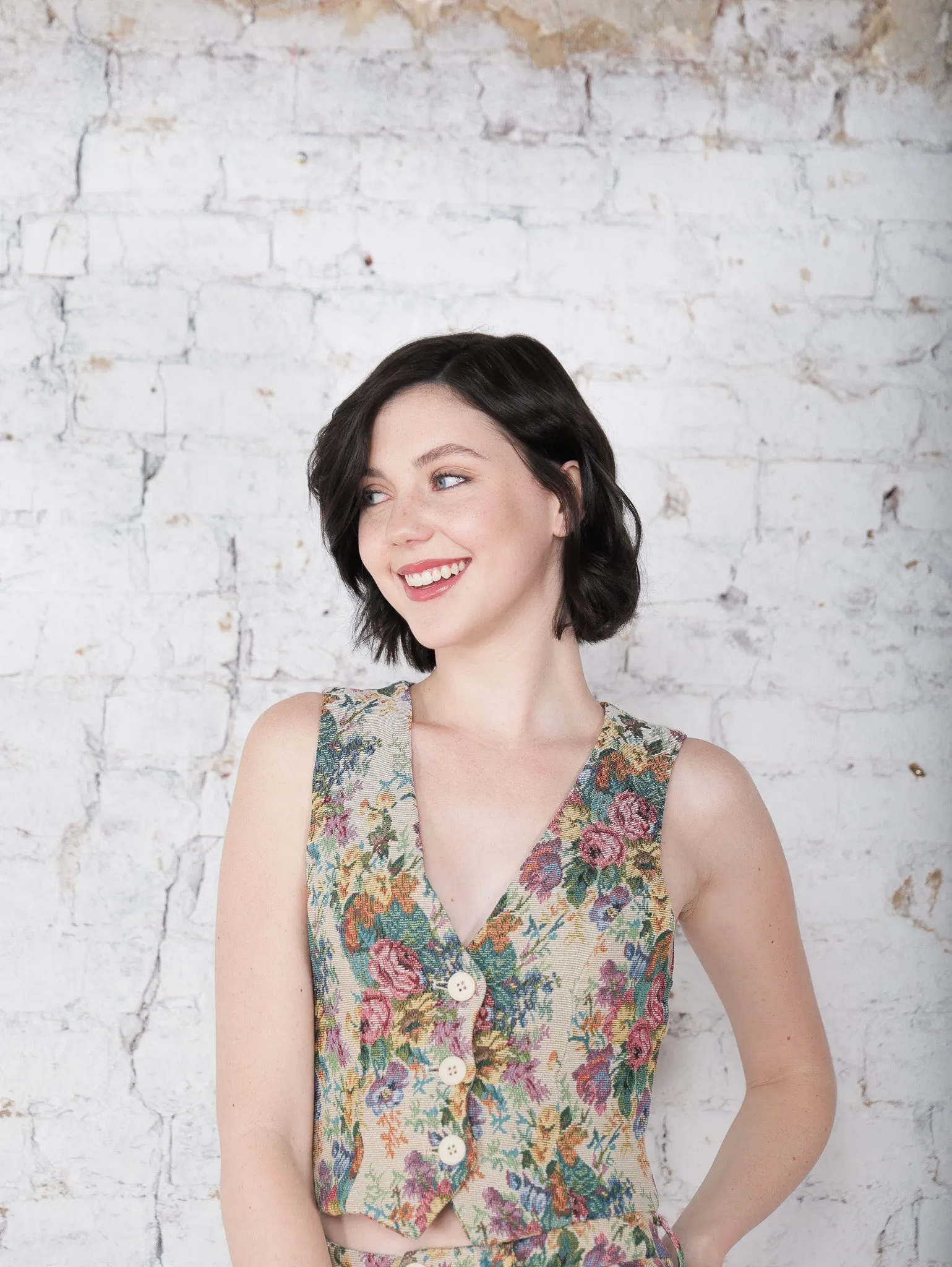Sonny Vintage Floral Vest