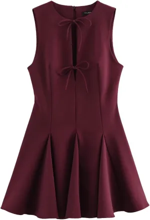 Summer Strapless Mini Dress for Women Ruffles Slim A-line Evening Party Dresses